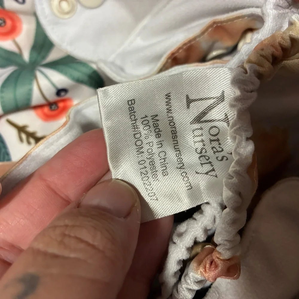Nora's Nursery Alvababy Wegreeco Pocket Diapers Inserts Floral Cactus Lot OS